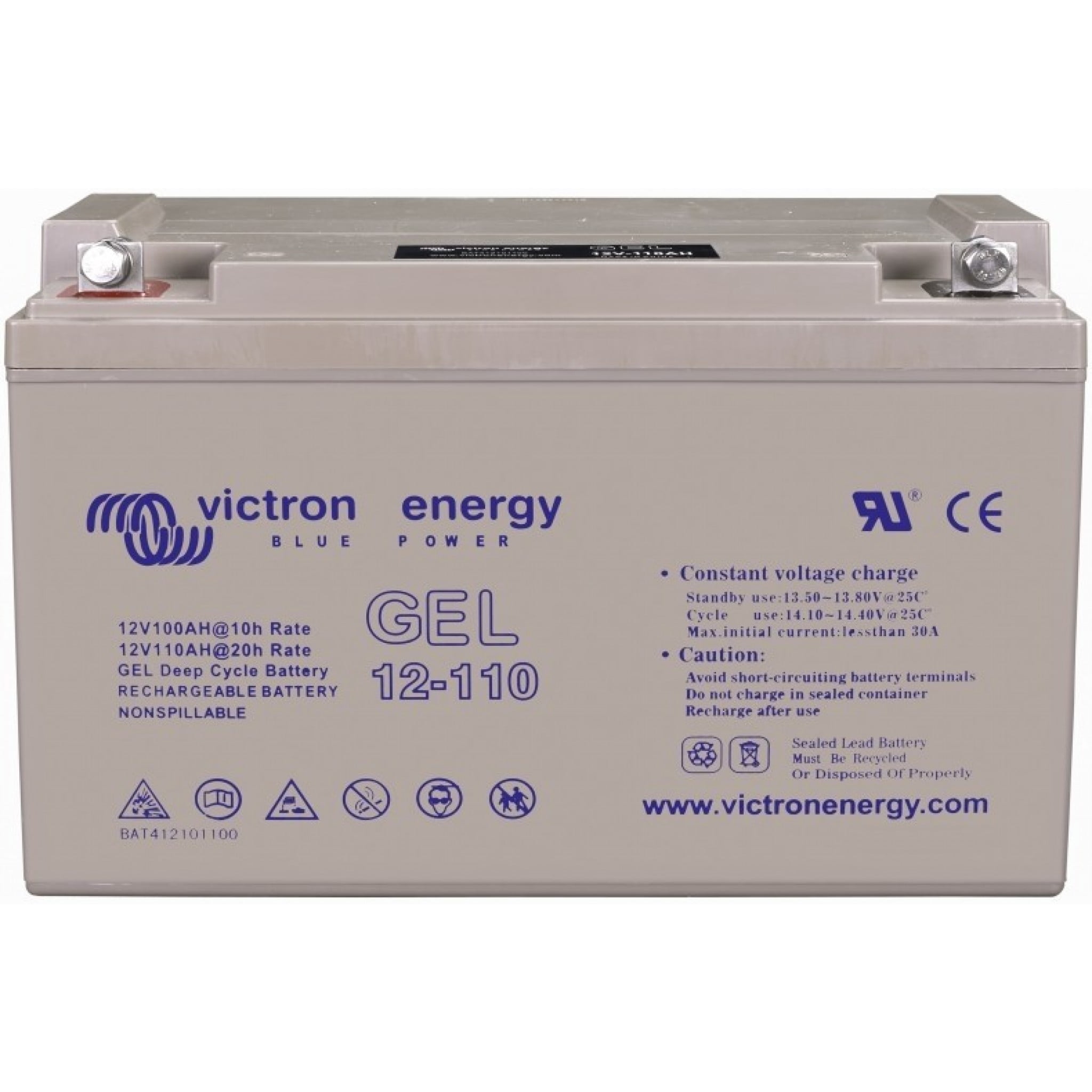 Victron Gel Accu 12V 110Ah Offgridcentrum Nl