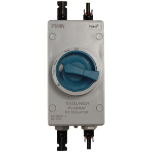 1200V 32A Direct Current Isolator met 2 polen