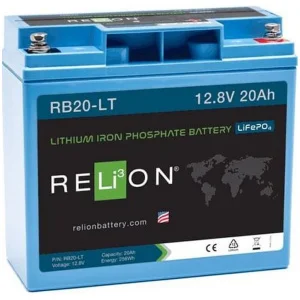 Relion RB20-LT 12V/20Ah Lithium Ion LiFePO4 Battery